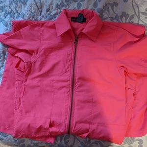 Bright pink jumpsuit